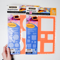 Fiskars ShapeCutter Shape Templates - Squares + Circles