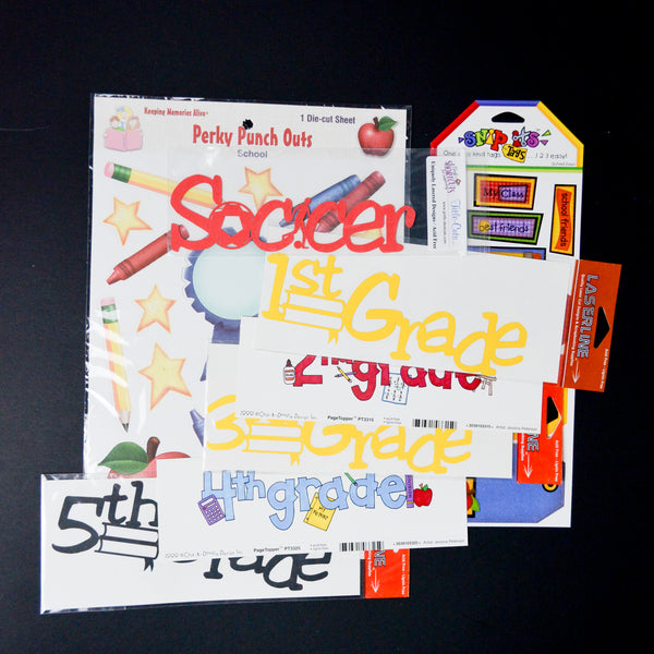 School Themed Scrapbooking Sticker + Notion Bundle