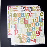 Alphabet Scrapbooking Sticker Bundle