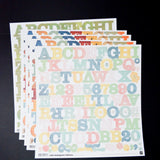 Alphanumeric Scrapbooking Sticker Bundle