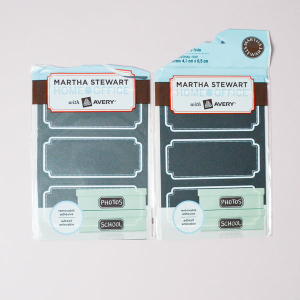 Green Martha Stewart Home Office Labels - 2 Packs