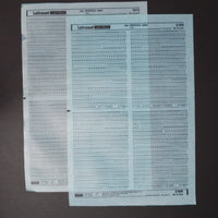 Black Helvetica Light Letraset Dry Transfers - 2 Sheets