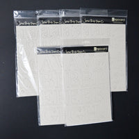 Light Gray Chipboard Bundle