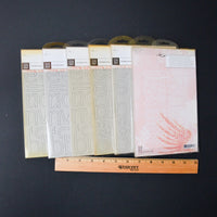 Chipboard Lowercase Alphabet Bundle