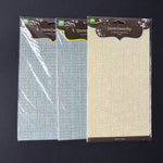 Striped Chipboard Alphabet Sticker Bundle