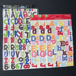 Colorful Chipboard Alphabet Sticker Bundle