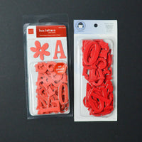 Chipboard Alphabet Bundle - 2 Packs
