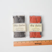 Black + Red Chipboard Letter Sets