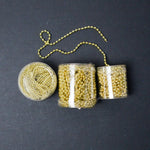 Gold String Plastic Mini Bead Strings