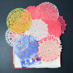 Colorful Cut Tissue Paper Shapes