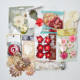 3D Flower Scrapbooking Embellishments Bundle