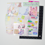 Pastel + Pink Scrapbooking Embellishment + Sticker Bundle
