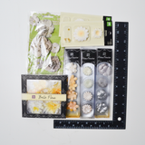 Neutral 3D Flower Scrapbooking Bundle