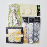 Neutral 3D Flower Scrapbooking Bundle