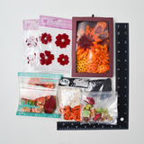 Warm Tones 3D Flower Scrapbooking Bundle