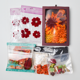 Warm Tones 3D Flower Scrapbooking Bundle