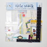 Pastel + Borders Scrapbooking Embellishment + Sticker Bundle