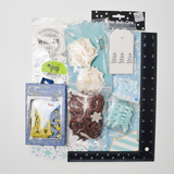 Blue Winter + Snow Scrapbooking Bundle