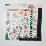 Outdoors + Camping Sticker Bundle