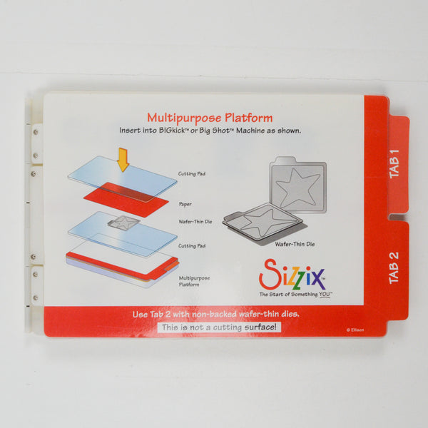 Sizzix Big Shot Multipurpose Platform Only – Make & Mend