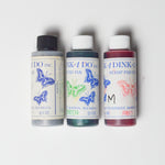 Ink A Dink A Do Stamp Pad Refill Ink - 3 Bottles in Silver, Red + Green Default Title