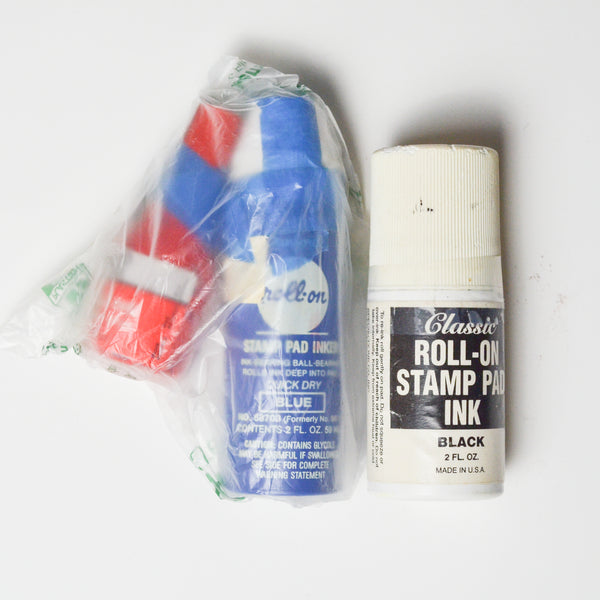 Roll-On Stamp Pad Ink - 3 Bottles – Make & Mend