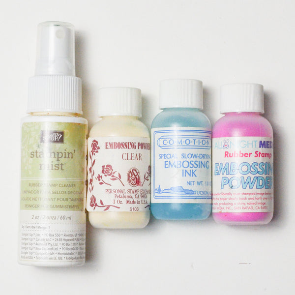Embossing Powder, Ink + Stamp-Cleaning Mist Default Title