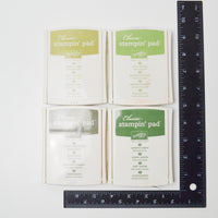 Green Stampin' Up! Ink Pads - Set of 4