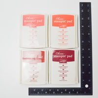 Red + Orange Stampin' Up! Ink Pads - Set of 4