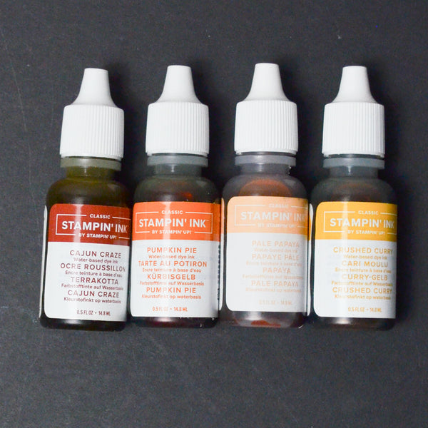 Yellow + Orange Stampin' Up! Stampin' Ink Refills - 4 Bottles