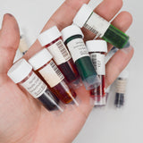 Colorful Fountain Pen Ink - 17 Sample Jars