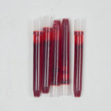 Red Pen Ink Cartridges - Set of 5