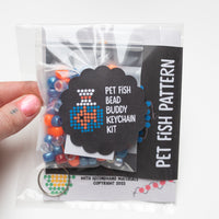 Pet Fish Bead Buddy Keychain Kit