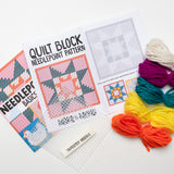 Quilt Block Needlepoint Starter Kit