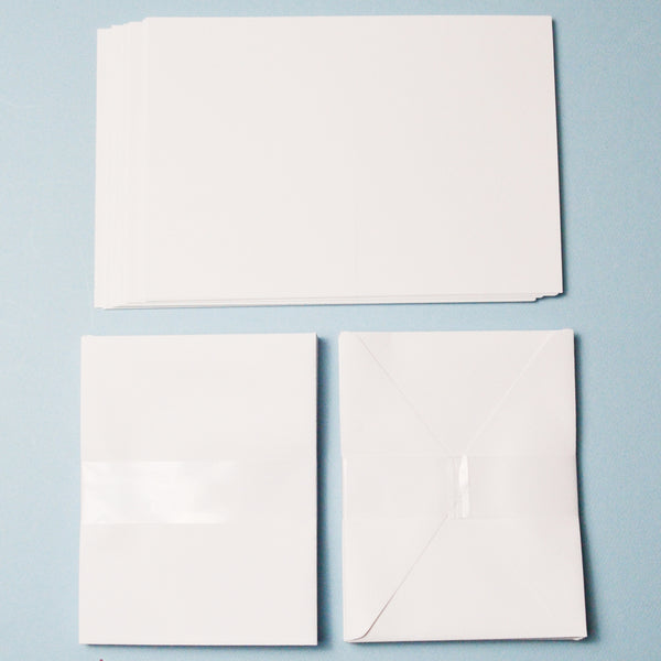 Recollections White Card + Envelope Set