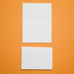 White Note Paper + Envelope Set