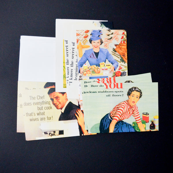 Vintage Advertising Cards + Envelopes