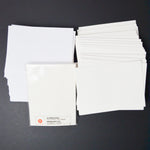 Cream + White Envelopes + Blank Foldover Card Bundle