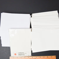 Cream + White Envelopes + Blank Foldover Card Bundle