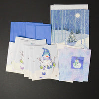 Snowman + Winter Card Bundle