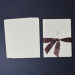 Brown Ribbon Card + Envelope Bundle