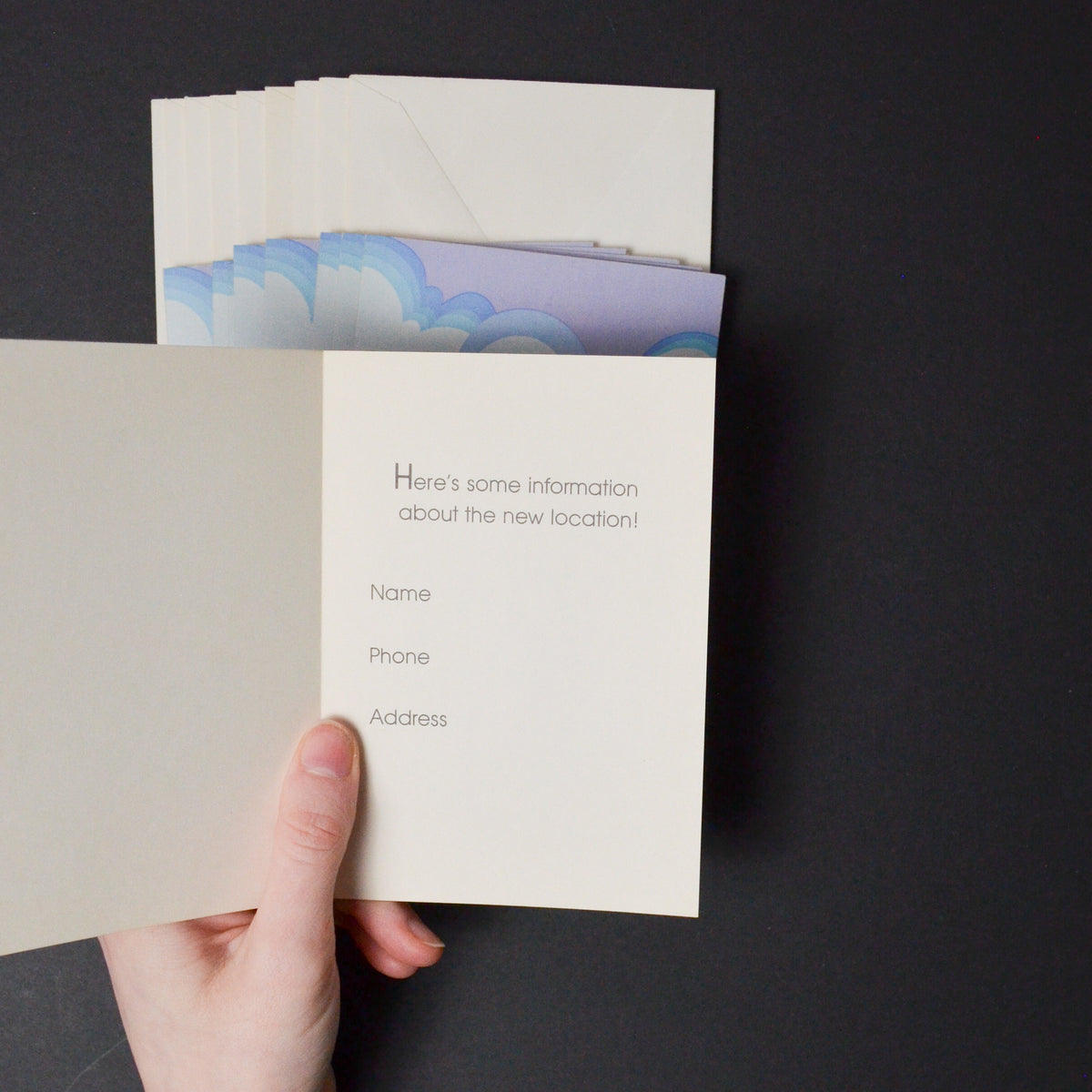 New Address Card + Envelope Set – Make & Mend