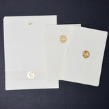 Gold Butterfly Stationery with Envelopes