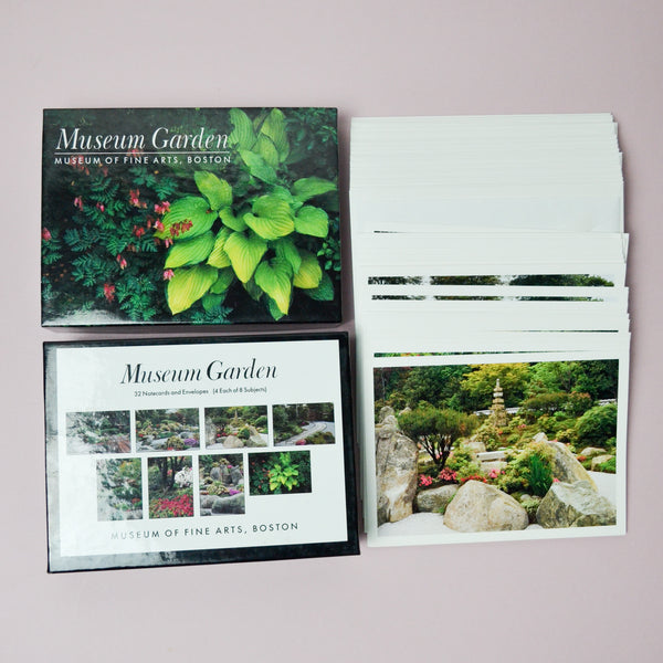 MFA Boston Museum Garden Cards with Envelopes - Set of 22