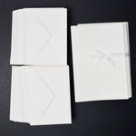 White Cards with Envelopes - Set of 42