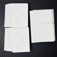 White Cards with Envelopes - Set of 42