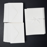 White Cards with Envelopes - Set of 42