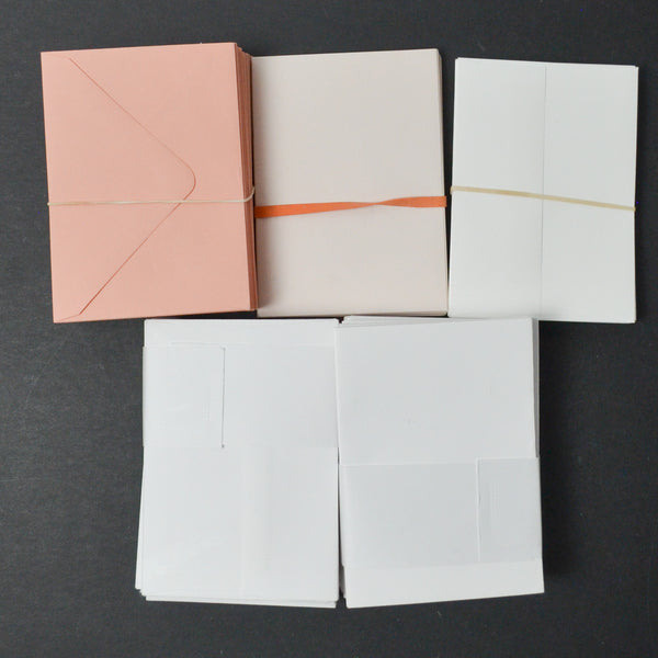 Peach + White A1 Envelope Bundle Default TItle