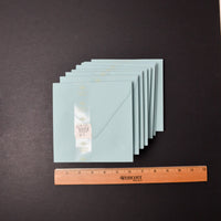Paper Source Pool Blue 5 3/4" Square Envelopes - 7+ Packs
