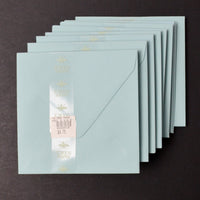 Paper Source Pool Blue 5 3/4" Square Envelopes - 7+ Packs